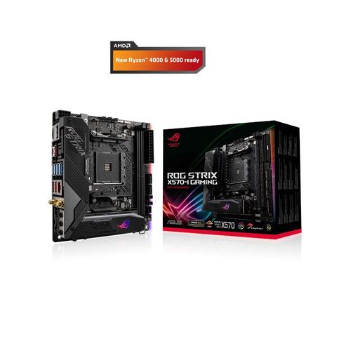 ASUS ROG STRIX X570-I GAMING Mainboard - AMD X570 - AMD AM4 socket - DDR4 RAM - Mini-ITX