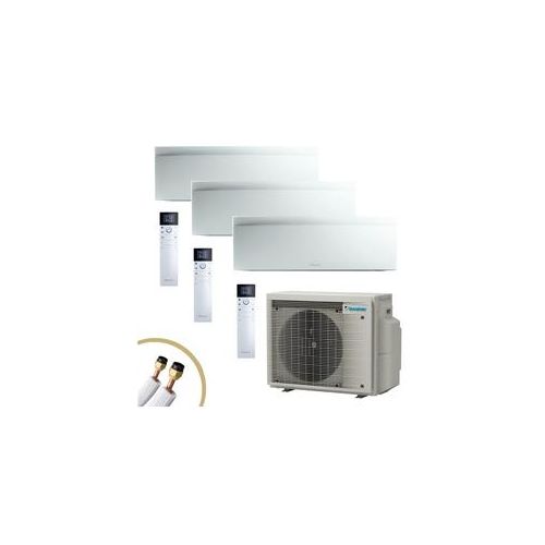 DAIKIN Emura3 Klima FTXJ50AW + 2xFTXJ25AW | 5,0/2x2,5 kW | 3x3m Leitung