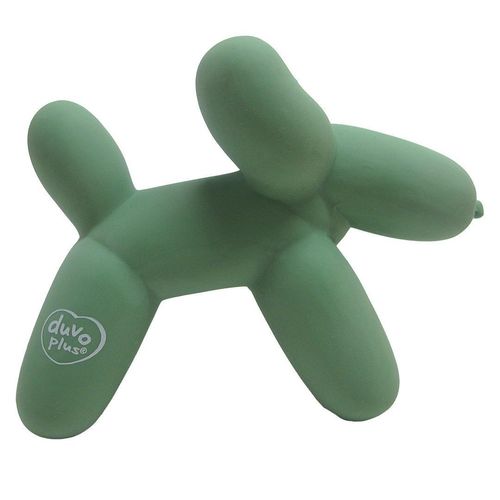 Duvo+ Latex Spielzeug Ballontiere, Husky, 14x5,5x10,5 cm, grün