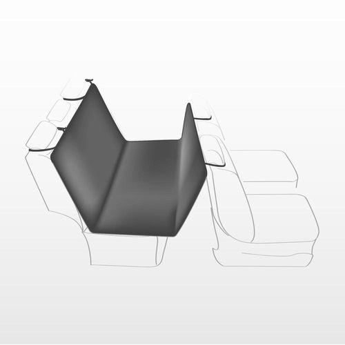 TRIXIE Auto Schondecke Rückbank für Hunde, 1,45 x 1,60 m, schwarz
