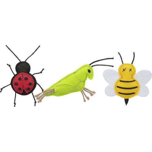 TRIXIE Insekten zum Spielen, verschiedene Insekten, 11 cm