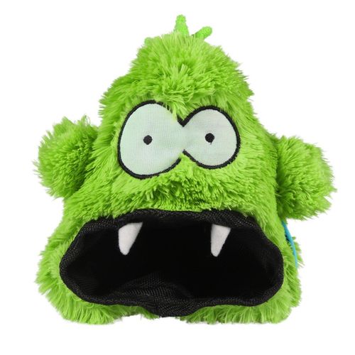 Coockoo Plüsch Monster Hangry Hundespielzeug, grün