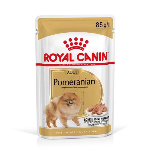 Royal Canin Pomeranian Wet Pouch Zwergspitz Nassfutter, 12 x 85 g