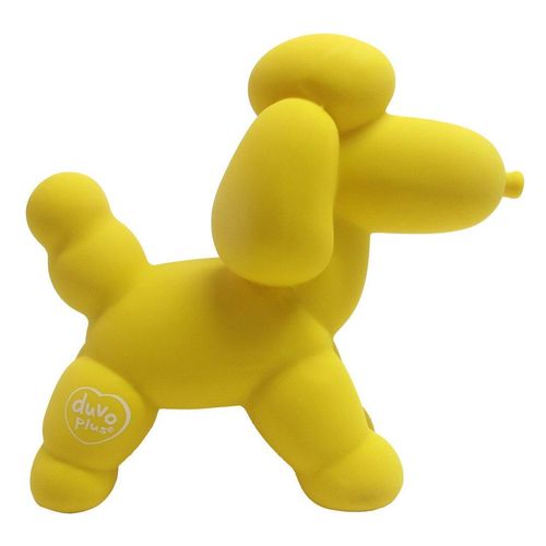 Duvo+ Latex Spielzeug Ballontiere, Pudel, 14x6x12,5 cm, gelb