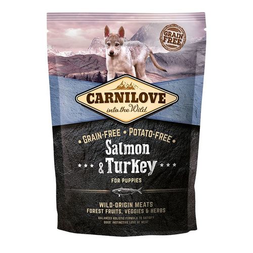Carnilove Dog Puppy Salmon & Turkey Hundefutter, 1,5 kg