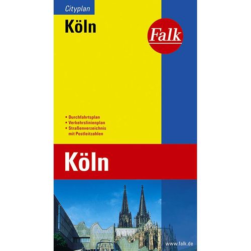 Falk Cityplan Köln 1:23.000, Karte (im Sinne von Landkarte)