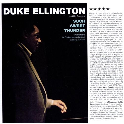Such Sweet Thunder - Duke Ellington. (CD)
