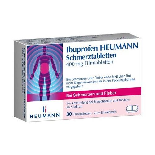 Ibuprofen HEUMANN Schmerztabletten 400 mg Filmtabletten 30 St
