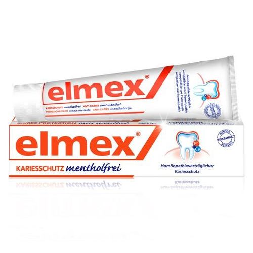 elmex Kariesschutz mentholfrei Zahnpasta ohne ätherische Öle 75 ml