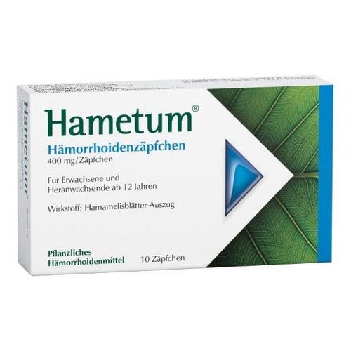HAMETUM Hämorrhoiden Zäpfchen 10 St