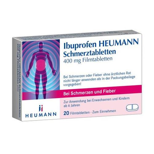Ibuprofen HEUMANN Schmerztabletten 400 mg Filmtabletten 20 St