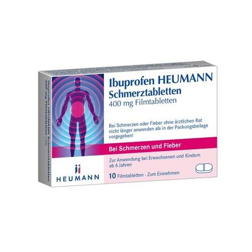 Ibuprofen HEUMANN Schmerztabletten 400 mg Filmtabletten 10 St