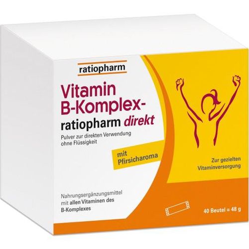 Vitamin B-Komplex ratiopharm direkt - mit 8 B-Vitaminen 40 St