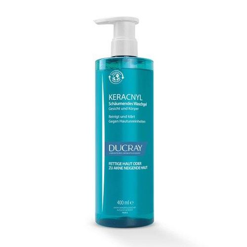 DUCRAY KERACNYL Waschgel - Reinigung bei unreiner Haut, Pickel und Akne 400 ml