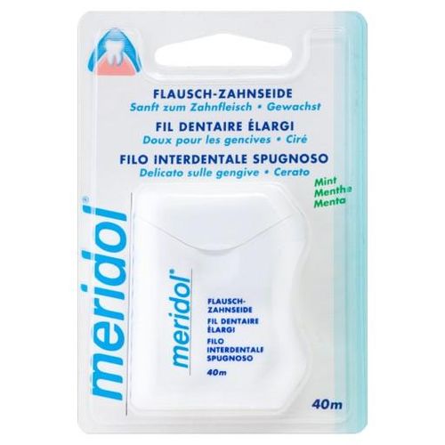 meridol Flausch-Zahnseide mit frischem Mint-Aroma 40 m