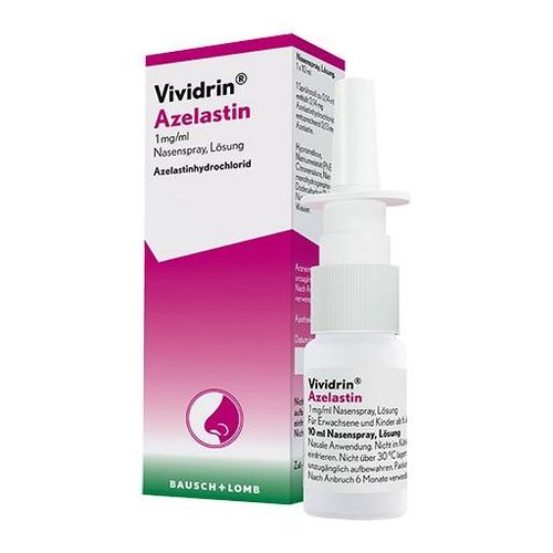 Vividrin Azelastin Nasenspray bei Heuschnupfen und Allergien 10 ml