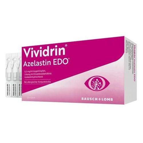 Vividrin Azelastin EDO Akuthilfe bei Heuschnupfen, Allergien 20X0.6 ml