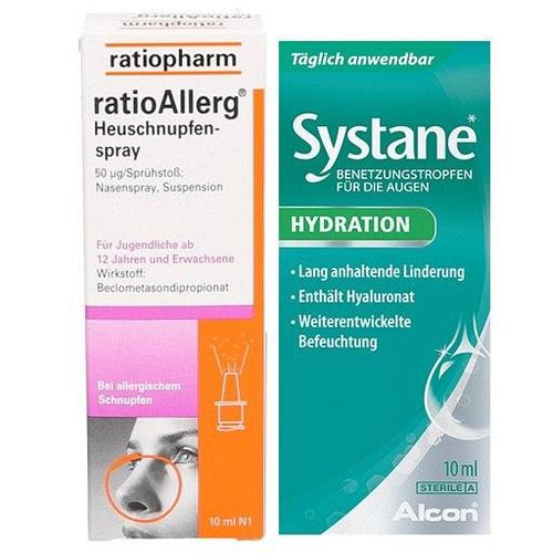 Ratioallerg Heuschnupfen + Systane Hydration 2X10 ml