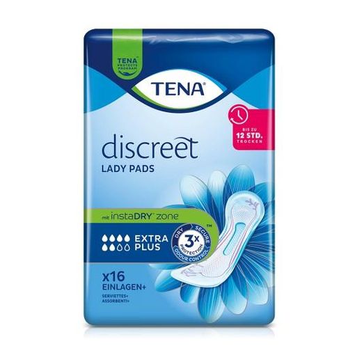 TENA LADY Discreet Inkontinenz Einlagen extra plus 16 St