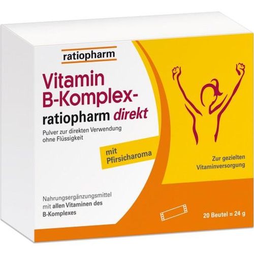 Vitamin B-Komplex ratiopharm direkt - mit 8 B-Vitaminen 20 St