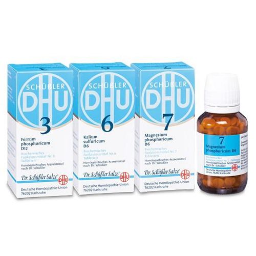 DHU Schüßler-Salze Kur - Mineralsalz des Immunsystems 3+6+7 3 X 200 St
