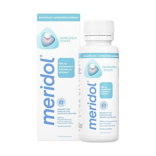 meridol Zahnfleischschutz Mundspülung in Reisegröße 100 ml
