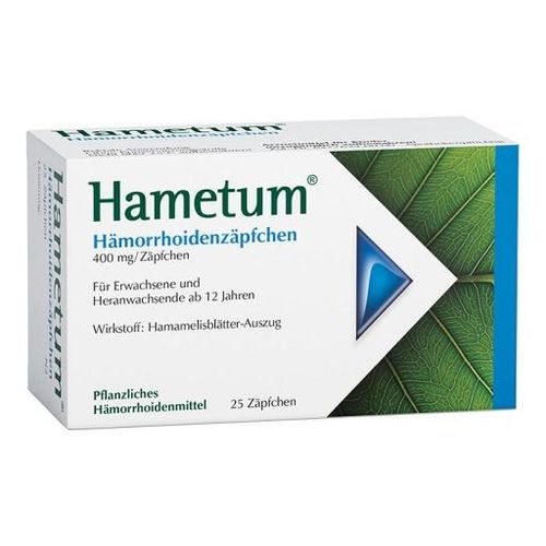 HAMETUM Hämorrhoiden Zäpfchen 25 St