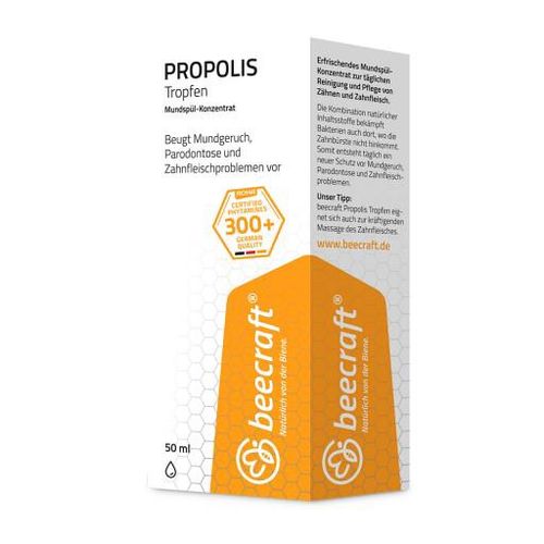 BEECRAFT Propolis Tropfen Mundspül-Konzentrat 50 ml