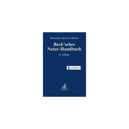 Beck'sches Notar-Handbuch Leinen