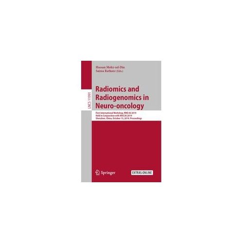 Radiomics And Radiogenomics In Neuro-Oncology Kartoniert (TB)