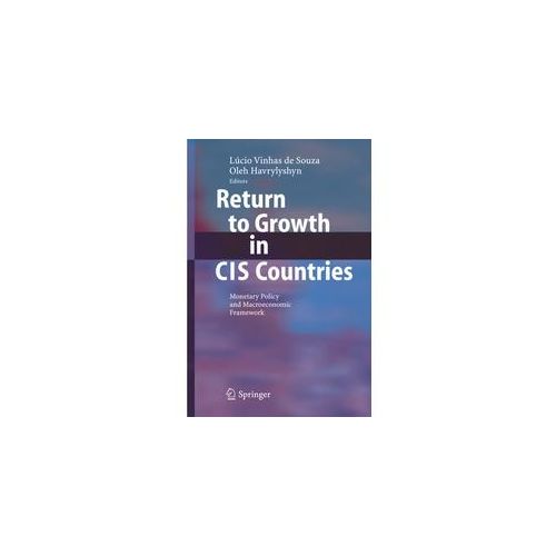 Return To Growth In Cis Countries Kartoniert (TB)
