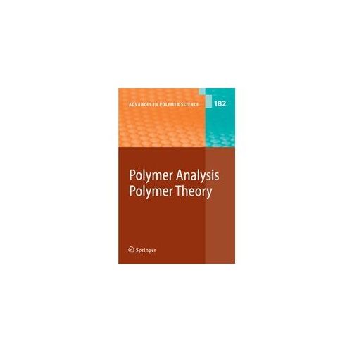 Polymer Analysis/Polymer Theory Kartoniert (TB)