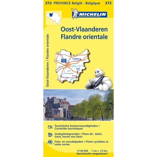 Michelin Karte Oost-Vlaanderen. Flandre orientale, Karte (im Sinne von Landkarte)
