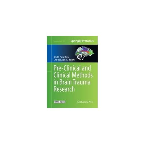 Pre-Clinical And Clinical Methods In Brain Trauma Research Kartoniert (TB)