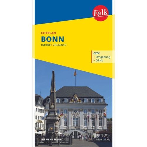 Falk Cityplan Bonn 1:20.000, Karte (im Sinne von Landkarte)