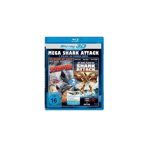 Mega Shark Attack - Sharknado & 2-Headed Shark Attack Special Edition (Blu-ray)