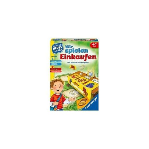 Ravensburger 24985 - Wir Spielen Einkaufen - Spielen Und Lernen Für Kinder Lernspiel Für Kinder Ab 4-7 Jahren Spielend Neues Lernen Für 2-4 Spieler
