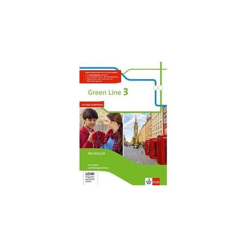 Green Line 3 - Workbook Mit Audio-Cd Und Übungssoftware Klasse 7 Geheftet