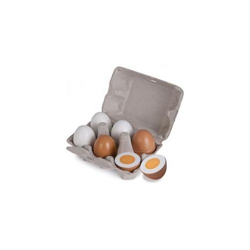 Holz-Lebensmittel Eier 7-Teilig