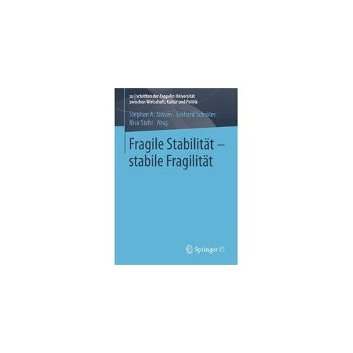 Fragile Stabilität - Stabile Fragilität Kartoniert (TB)