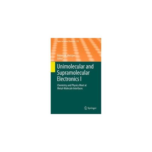 Unimolecular And Supramolecular Electronics I Kartoniert (TB)