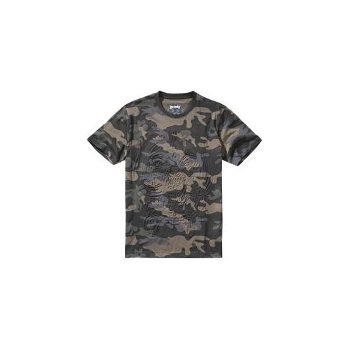 Brandit Motörhead T-Shirt Warpig Embos (Sale) darkcamo, Größe XXL