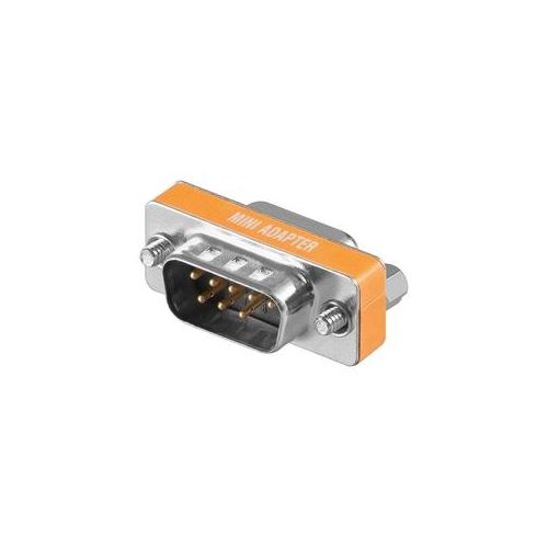 Goobay Nullmodem-Adapter - D-SUB/RS-232-Stecker (9-polig) > D-SUB/RS-232-Buchse (9-polig)