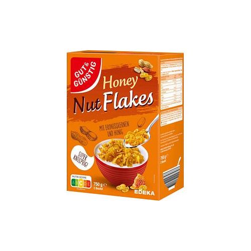 GUT&GÜNSTIG Honey Nut Flakes 750,0 g