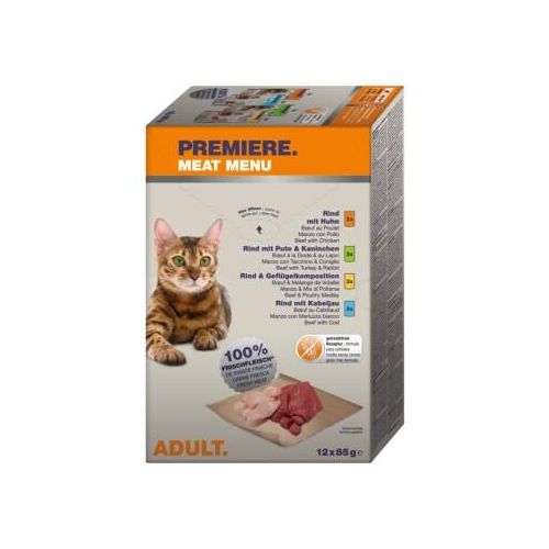 PREMIERE Meat Menu Adult 12x85g