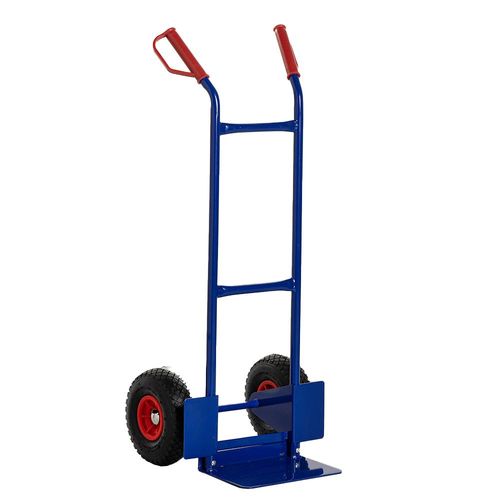 Transportkarre 200 kg, blau - rot