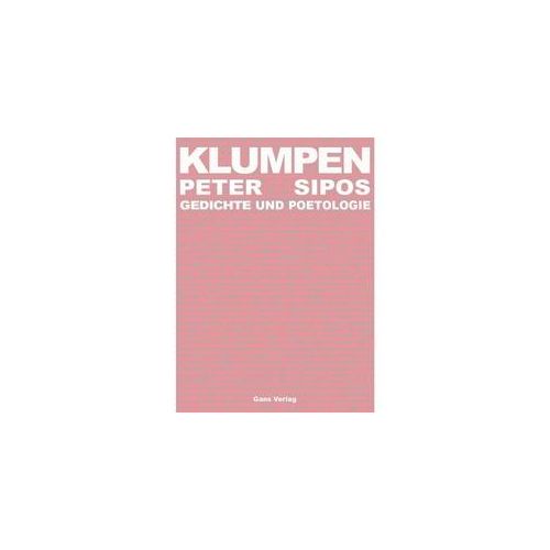 Klumpen - Peter Sipos Taschenbuch