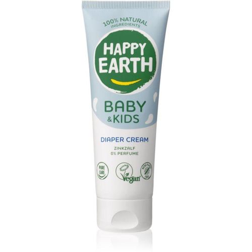 Happy Earth Baby & Kids 100% Natural Diaper Cream zinkzalf Parfumvrij 75 ml