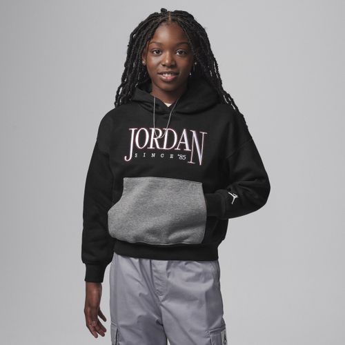 Sweat à capuche Jordan Fundamentals pour ado - Noir