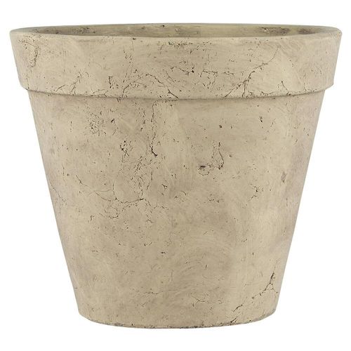 IB Laursen Blumentopf Samos, H19 x Ø21,5 cm, beige